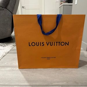 Louis Vuitton shopping paper bag